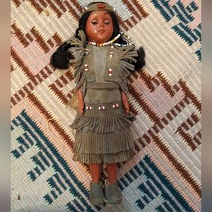 Vintage Native American Doll